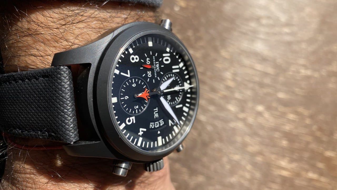 iwc top gun double chronograph